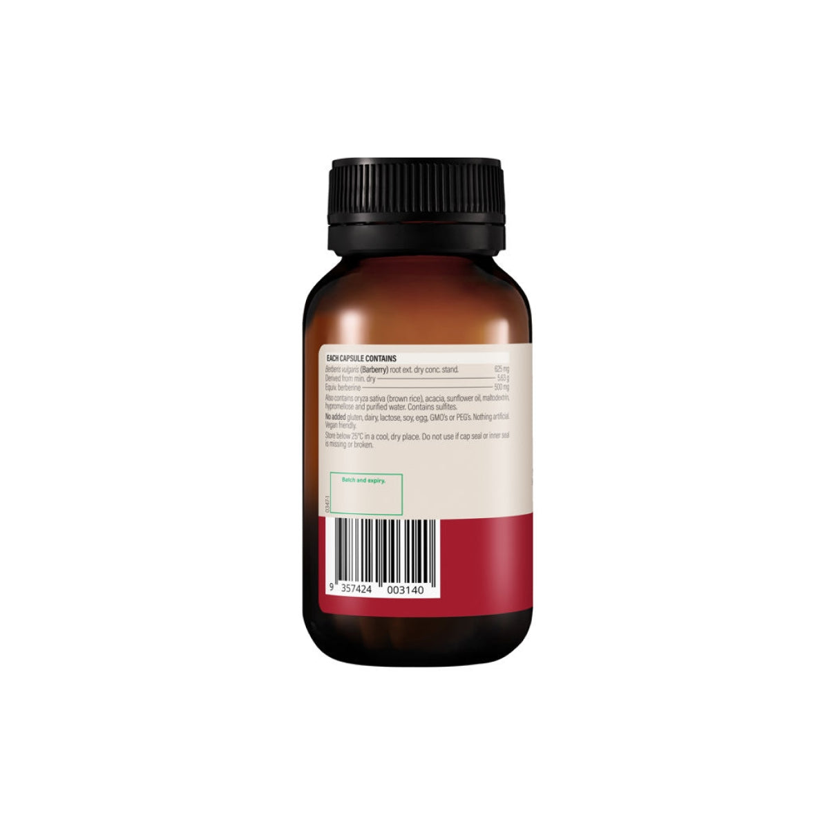 High Strength Berberine 120 Capsules