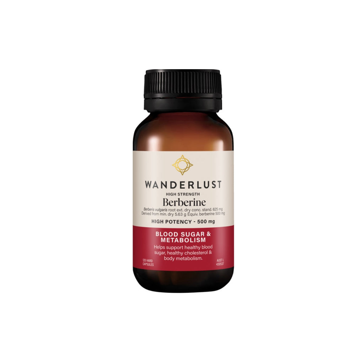 High Strength Berberine 120 Capsules
