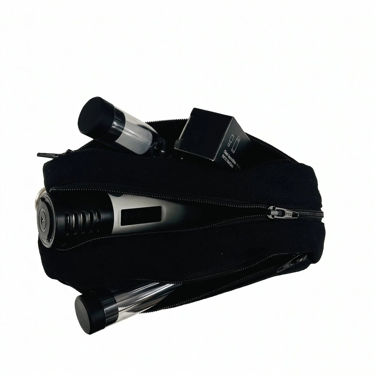 Black carrying pouch for vaporizer 