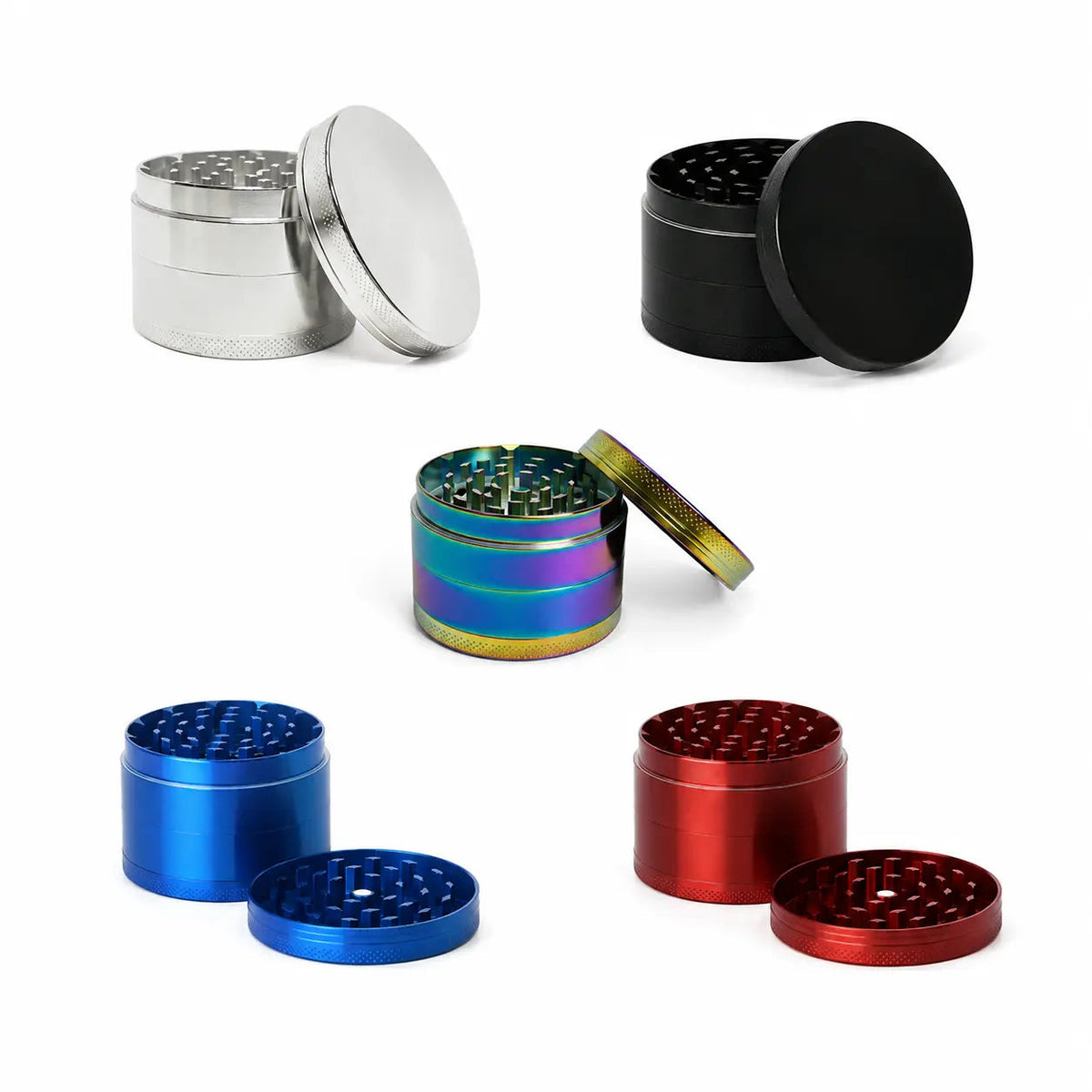 60Mm 4 Piece Zinc Alloy Grinder