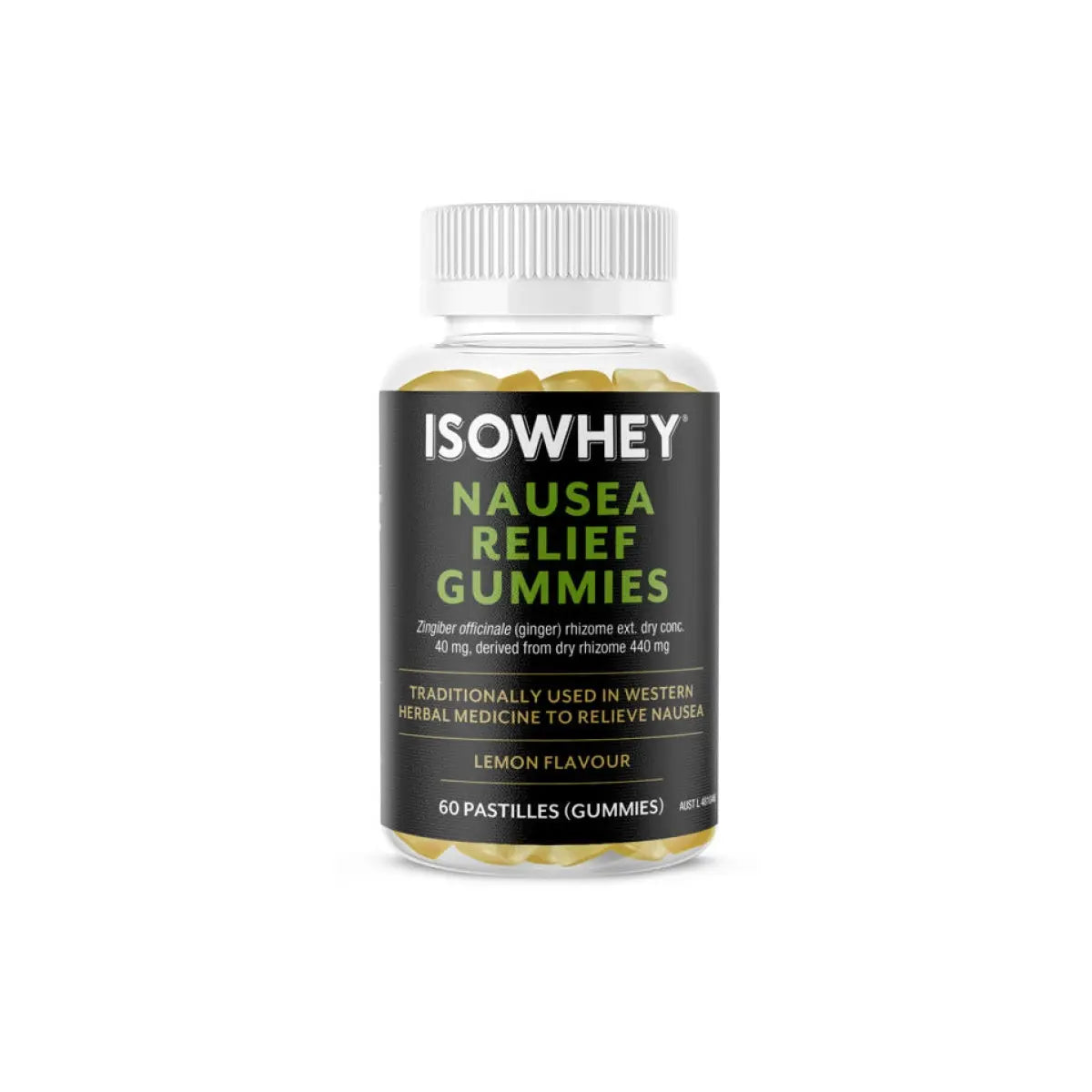 Nausea Relief Gummies 60 Pastilles Isowhey