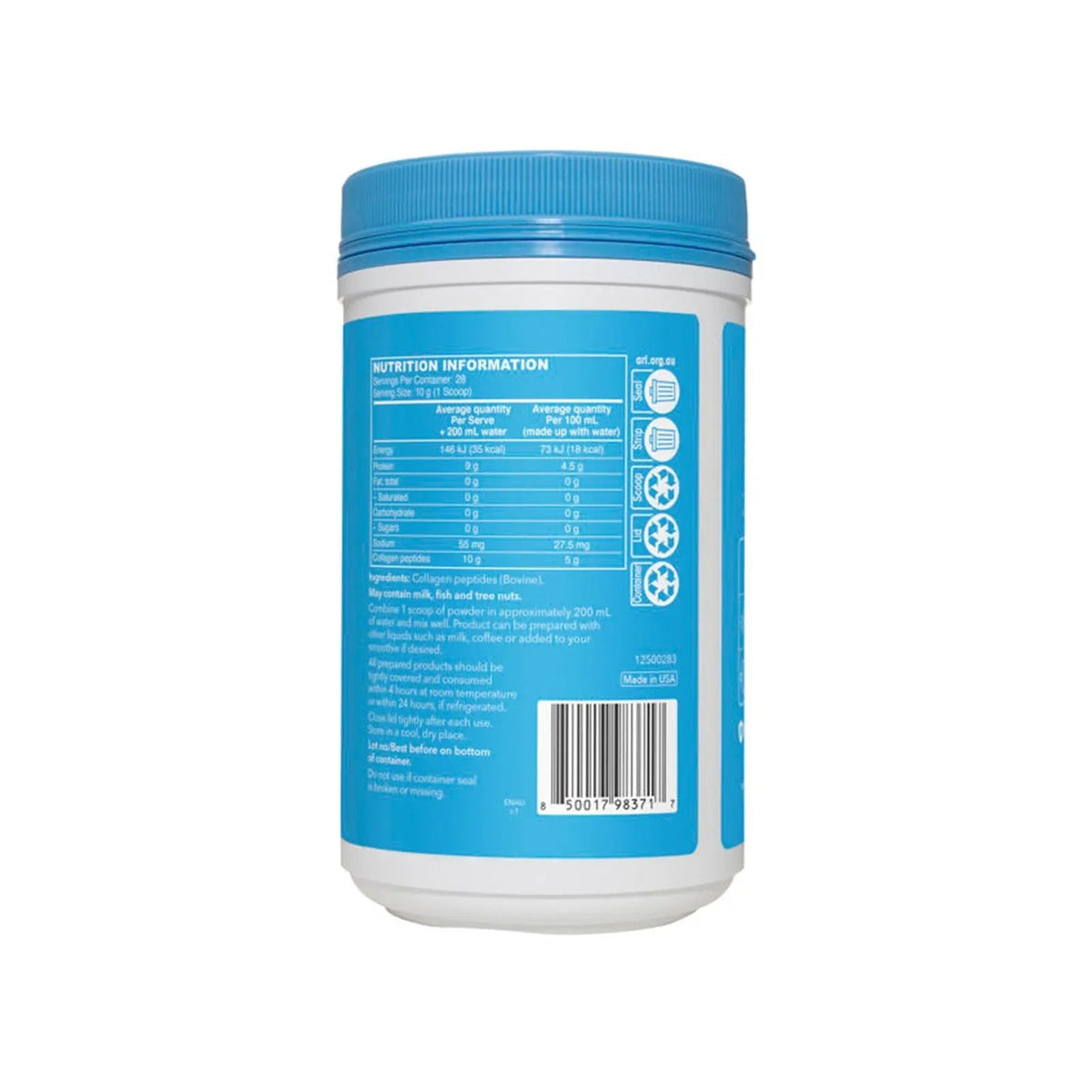 Collagen Peptides Unflavoured 284g Vital Proteins