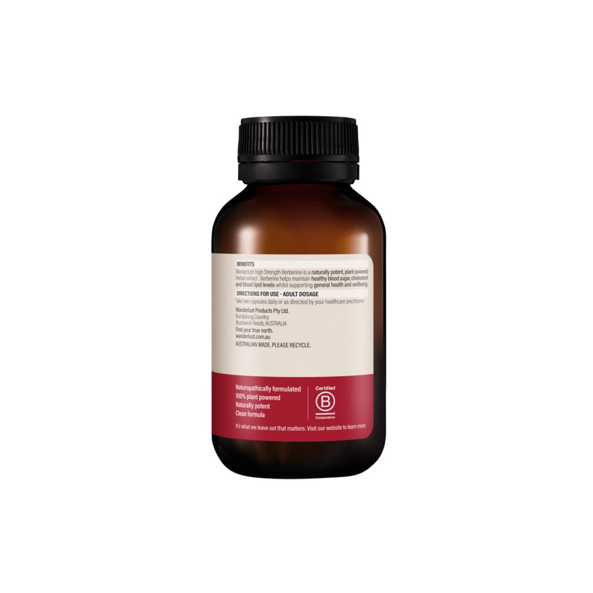 High Strength Berberine 60 Capsules
