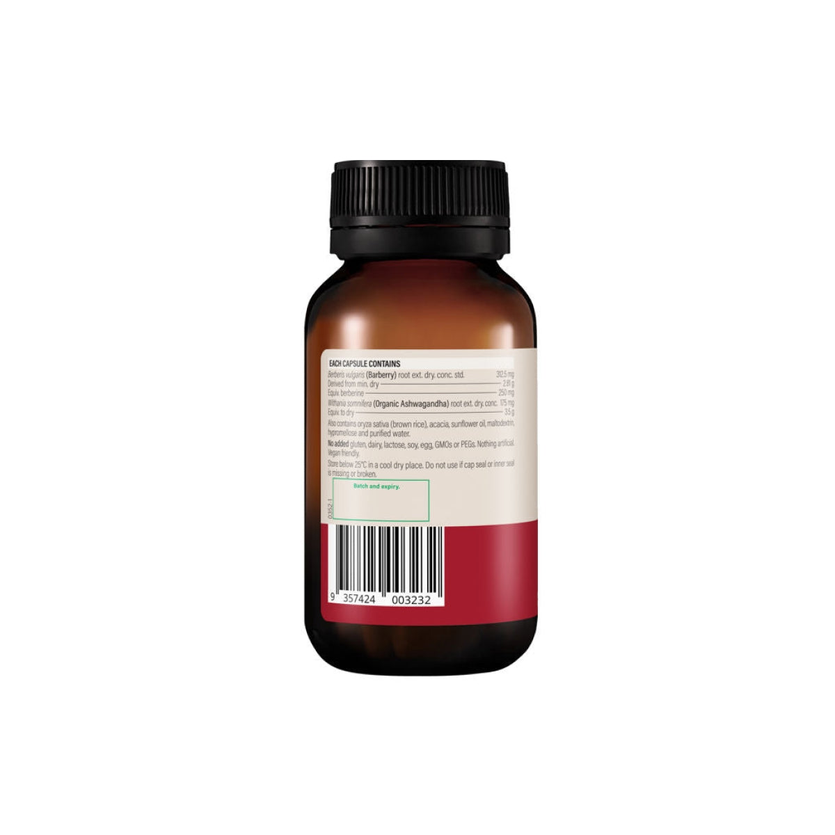 Berberine & Ashwagandha 120 Capsules