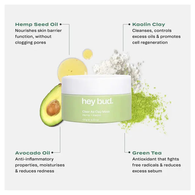 Hey Bud Clay Mask 120g Hey Bud