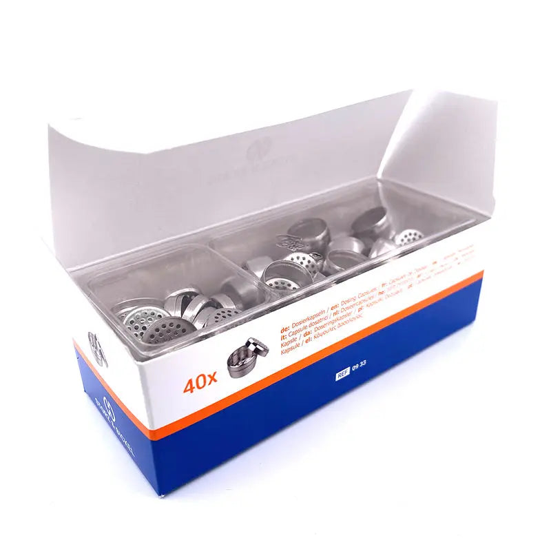 Box of 40 Storz and Bickel Dosing Capsules in original open box